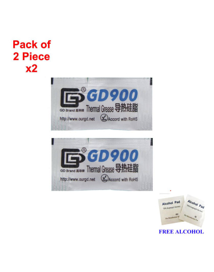 Thermal Paste GD900 0.5g High Conductivity Thermal Grease 2 Pieces