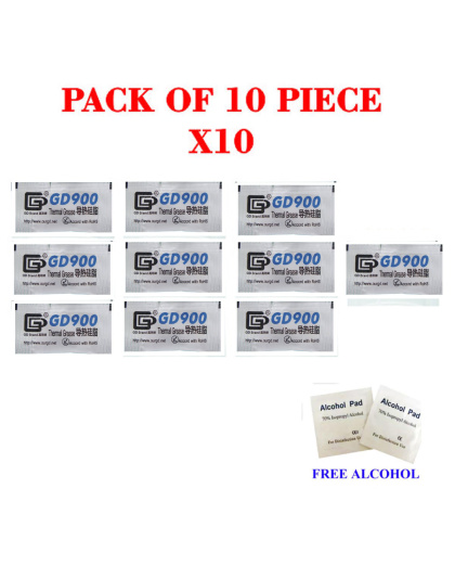 Thermal Paste GD900 0.5g High Conductivity Thermal Grease 10 Pieces