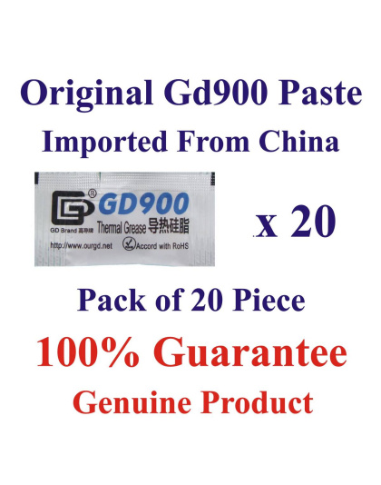 Thermal Paste GD900 0.5g High Conductivity Thermal Grease 20 Pieces