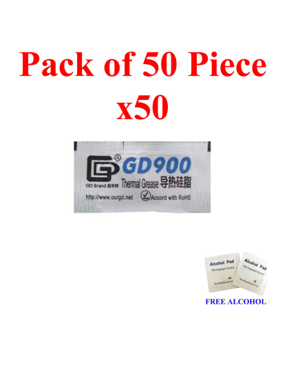 Thermal Paste GD900 0.5g High Conductivity Thermal Grease 50 Pieces