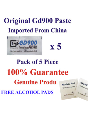 Thermal Paste GD900 0.5g High Conductivity Thermal Grease 5 Pieces
