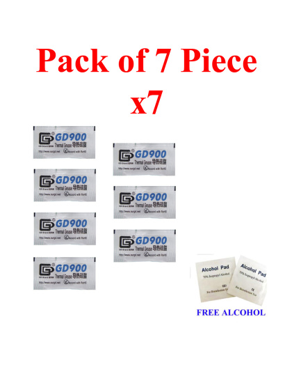 Thermal Paste GD900 0.5g High Conductivity Thermal Grease 7 Pieces