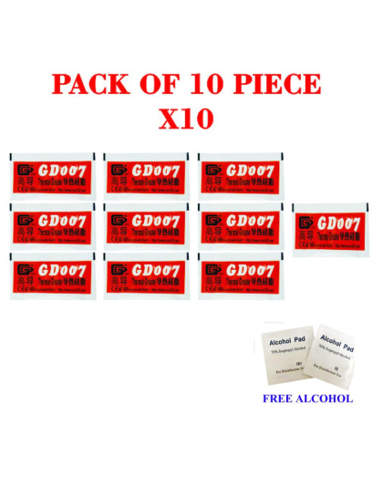 Thermal Paste GD007 0.5g High Conductivity Thermal Grease 10 Pieces