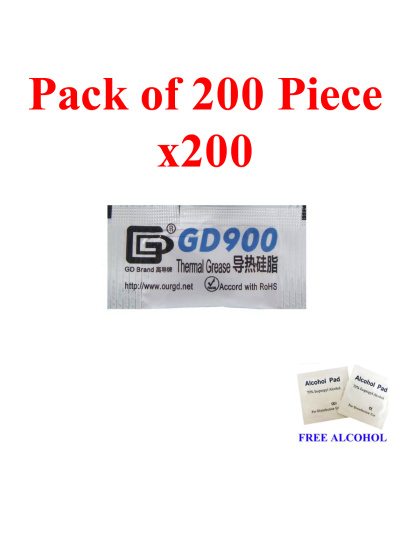 Thermal Paste GD900 0.5g High Conductivity Thermal Grease 200 Pieces