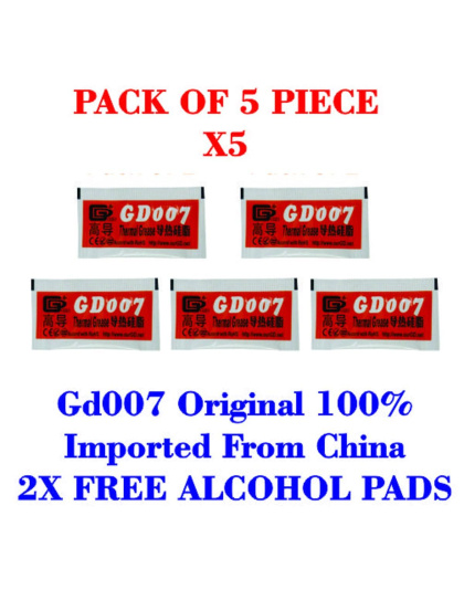 Thermal Paste GD007 0.5g High Conductivity Thermal Grease 5 Pieces