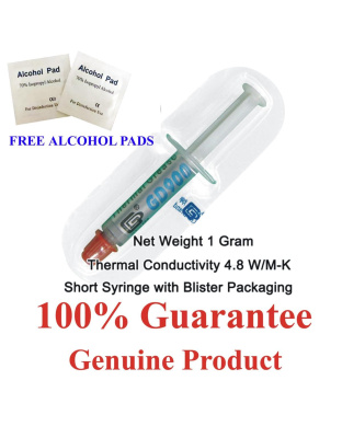 Thermal Paste GD900 Injection 1 Gram High Conductivity Thermal Grease 1 Piece