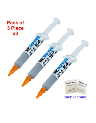 Thermal Paste GD900 Injection 3 Gram High Conductivity Thermal Grease 3 Pieces