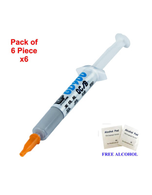 Thermal Paste GD900 Injection 3 Gram High Conductivity Thermal Grease 6 Pieces