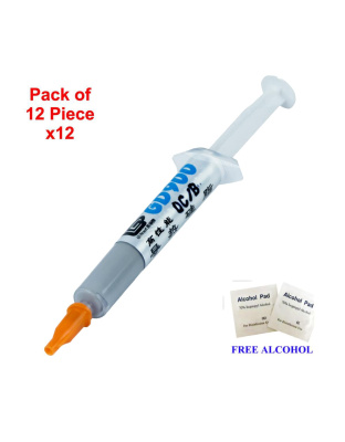 Thermal Paste GD900 Injection 3 Gram High Conductivity Thermal Grease 12 Pieces